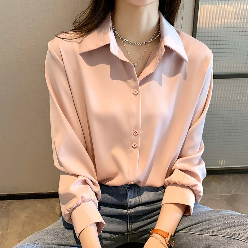 White Long Sleeve Blouse